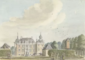 Het Huis Rooderloo bij Ruurlo Oil painting by Jan De Beijer
