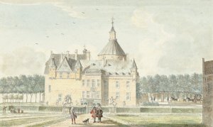 Het kasteel te Anholtz Oil painting by Jan De Beijer