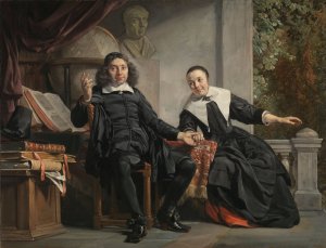 Abraham Casteleyn and his Wife, Margarieta van Bancken by Jan De Bray Oil Painting