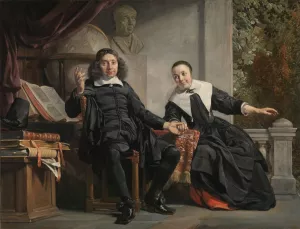 Abraham Casteleyn and his Wife, Margarieta van Bancken by Jan De Bray Oil Painting