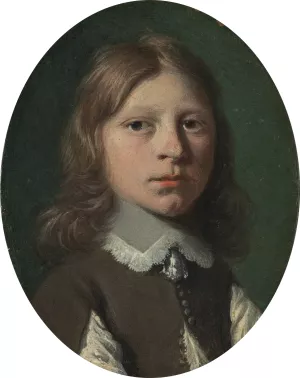 Head of a Young Boy by Jan De Bray Oil Painting