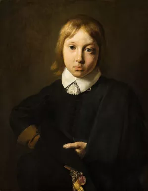 Portrait of a Boy, Aged Six by Jan De Bray Oil Painting