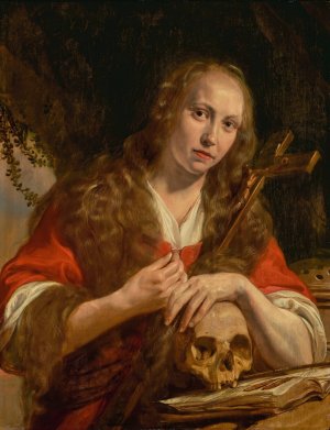 The Penitent Magdalene by Jan De Bray Oil Painting