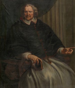 Aubertus van Eede, Bishop of Antwerp by Jan Erasmus Quellinus Oil Painting