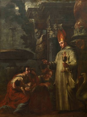 Miracle of Saint Hugh of Lincoln by Jan Erasmus Quellinus Oil Painting