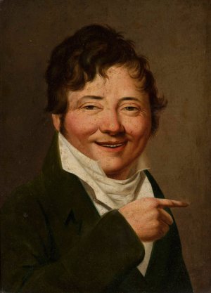 Portrait of Alojzy zolkowski by Jan Feliks Piwarski Oil Painting