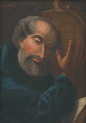 Saint Judas Thaddeus by Jan Fignowski Oil Painting