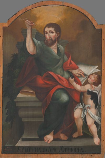 Saint Matthew by Jan Fignowski - Hand-Painted Oil Painting Reproduction