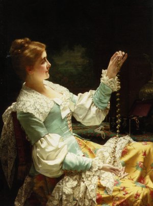 The Jewel Box by Jan Frederik Pieter Portielje Oil Painting