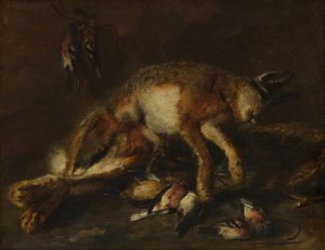 A Hare and Birds by Jan Fyt Oil Painting