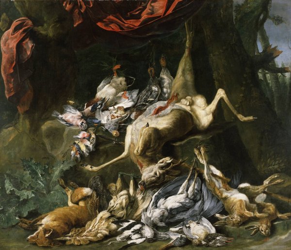 Still Life of Abundant Game by Jan Fyt - Hand-Painted Oil Painting Reproduction