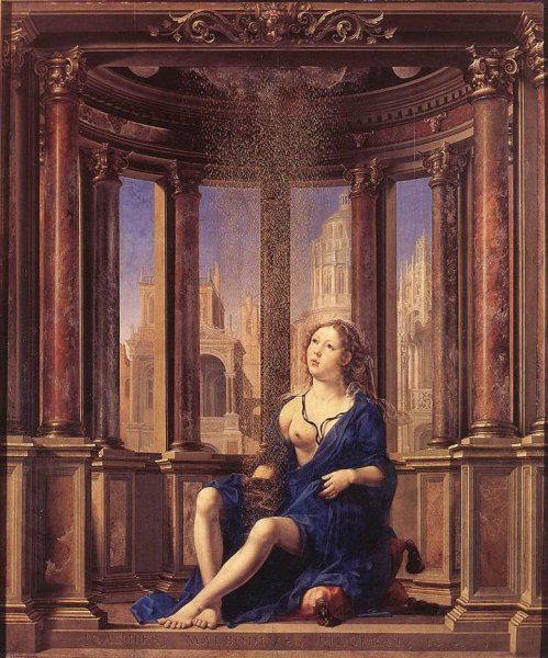 Main Product Photo of Danae 2 Painting by Jan Gossaert (Mabuse)