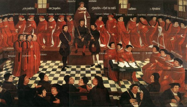 Main Product Photo of The High Council Painting by Jan Gossaert (Mabuse)
