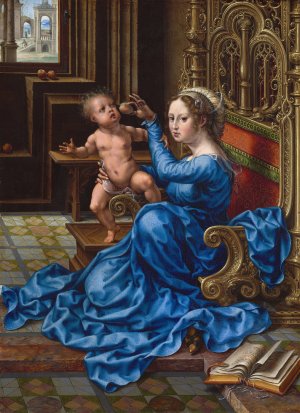 Madonna and Child by Jan Gossaert Oil Painting