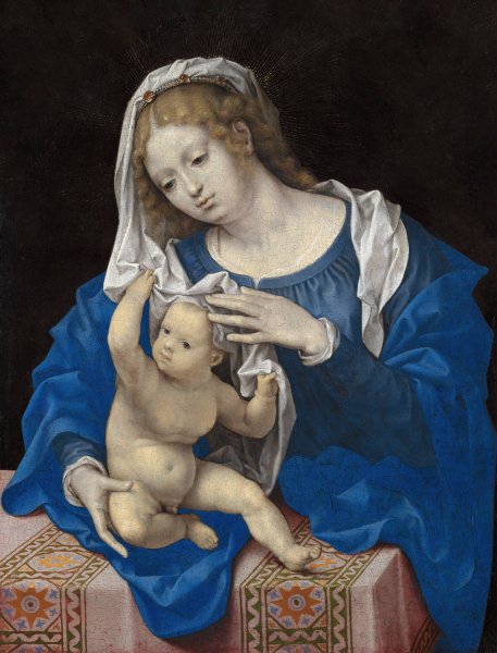 Main Product Photo of Madonna and Child  Painting by Jan Gossaert