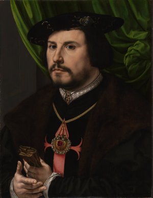Portrait Of Francisco De Los Cobos Y Molina by Jan Gossaert Oil Painting