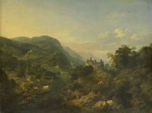 River View by Jan Griffier Oil Painting