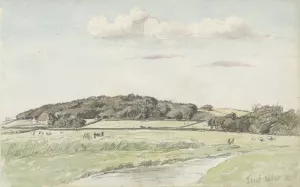 Gezicht op Texel Oil painting by Jan Hoynck Van Papendrecht