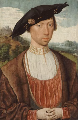 Portrait de Joost van Bronkhorst by Jan Jansz Mostaert Oil Painting
