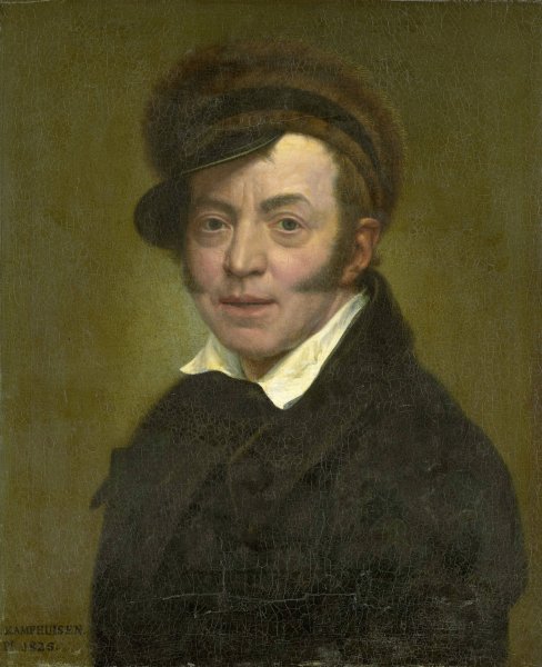 Main Product Photo of Self-Portrait  Painting by Jan Kamphuijsen