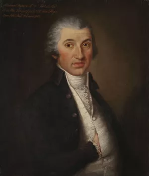 Portrait of John O'Connor by Jan Krzysztof Damel Oil Painting