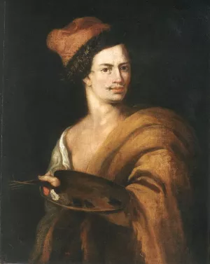 Portrait of Adam Manyoki painting by Jan Kupecky