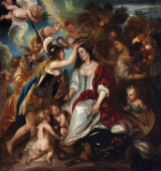 Allegory of Peace  by Jan Lievens - Hand-Painted Oil Painting Reproduction