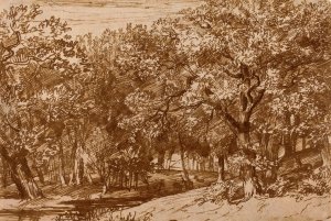 Deer Park by Jan Lievens Oil Painting