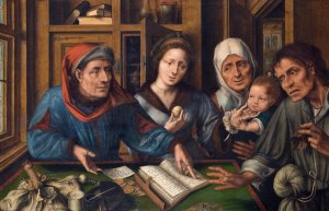 The Rent Receiver's Office by Jan Massys Oil Painting