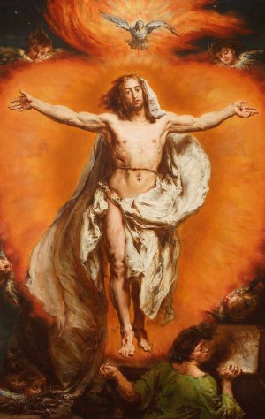 Ascension by Jan Matejko Oil Painting