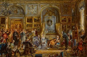 Constitution of the 3 May. Four-Year Seym. Commission of Education. Partition 1795 AD, from the series 'History of Civilization in Poland' by Jan Matejko Oil Painting