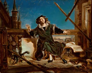 Nicolaus Copernicus by Jan Matejko Oil Painting