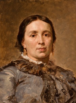 Portrait of Maria nee Matejko GoIIchowska by Jan Matejko Oil Painting