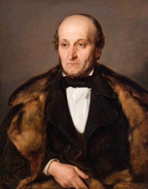 Portrait of Paris Maurizio by Jan Matejko Oil Painting