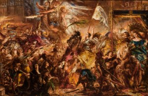 The Maid of Orleans by Jan Matejko Oil Painting