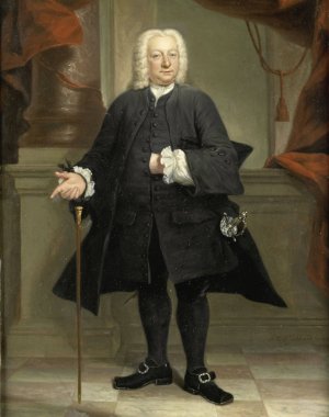 Portrait of a Man by Jan Maurits Quinkhard Oil Painting