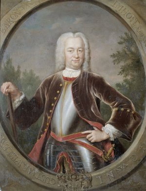 Portrait of Gustaaf Willem, Baron van Imhoff, Governor-General of the Dutch East India Company by Jan Maurits Quinkhard Oil Painting