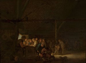 School by Jan Miense Molenaer Oil Painting