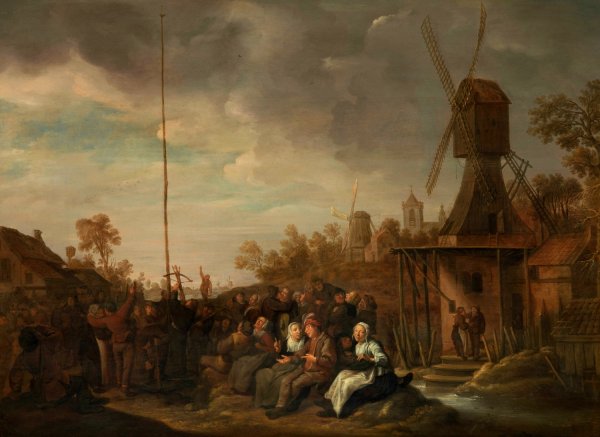 Shoot for a Prize by Jan Miense Molenaer - Hand-Painted Oil Painting Reproduction