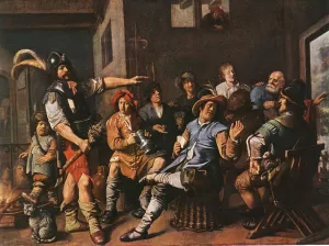 The Denying of Peter by Jan Miense Molenaer - Oil Painting Reproduction