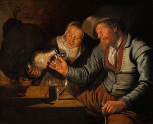 The Five Senses, Sight by Jan Miense Molenaer Oil Painting
