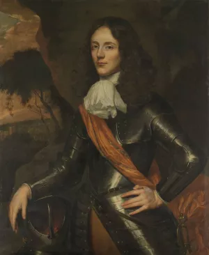 An Officer by Jan Mijtens Oil Painting