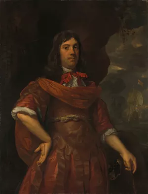 Cornelis Tromp by Jan Mijtens Oil Painting