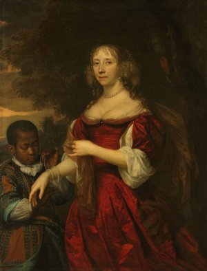 Margaretha van Raephorst by Jan Mijtens Oil Painting