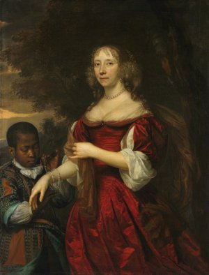 Margaretha van Raephorst by Jan Mijtens Oil Painting