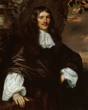Portrait of a Man by Jan Mijtens Oil Painting