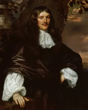 Portrait of a Man Oil painting by Jan Mijtens