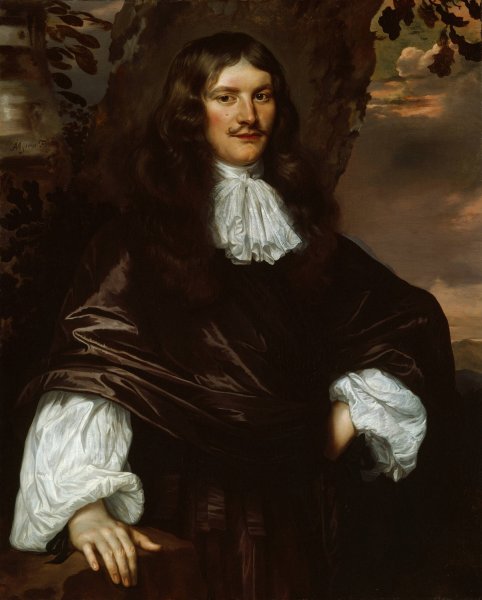 Main Product Photo of Portrait of a Man  Painting by Jan Mijtens