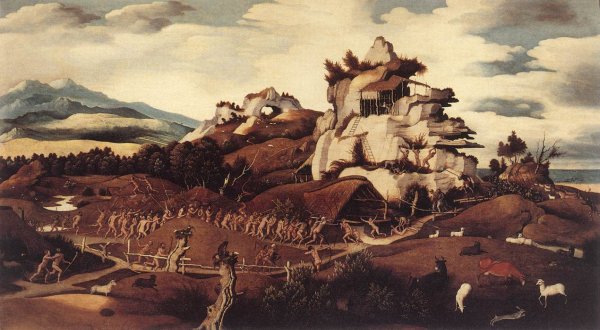 Main Product Photo of West Indian Landscape Painting by Jan Mostaert