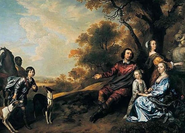 Main Product Photo of Family Group Portrait Painting by Jan Mytens